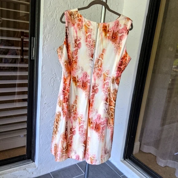NWOT CALVIN KLEIN ANIMAL PRINT DRESS - Picture 4 of 5